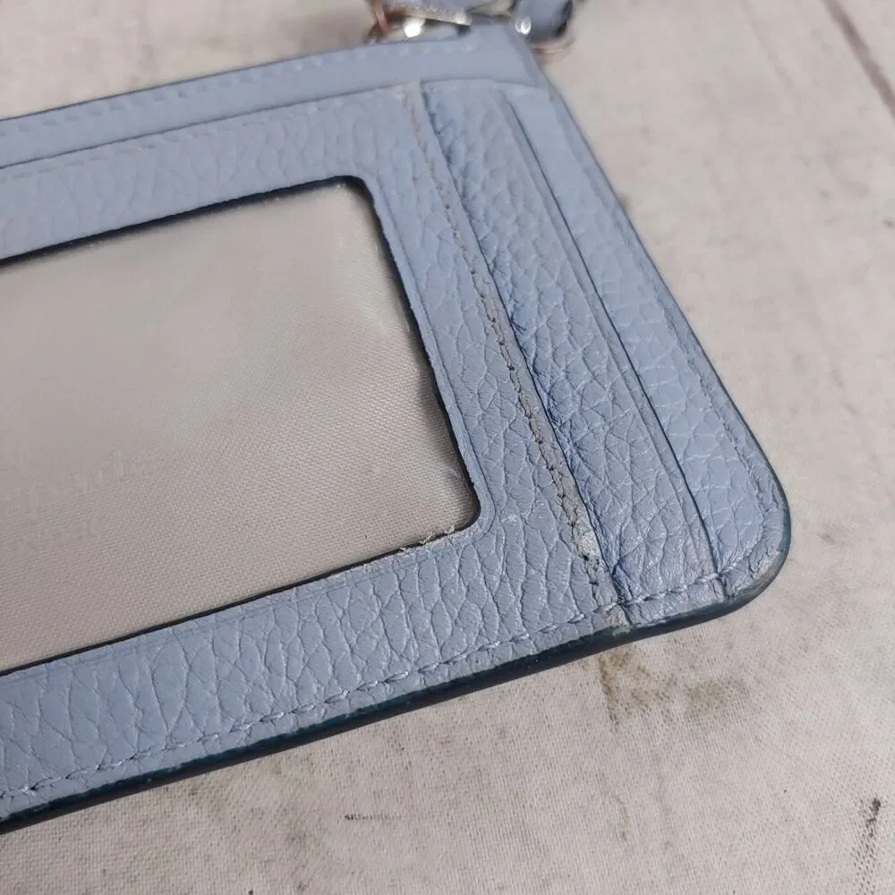 Kate Spade Leila Women's Card Wallet - Muted Light Blue Green - New York USED